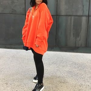 MARQUES ALMEIDA oversize asymmetrical crewneck